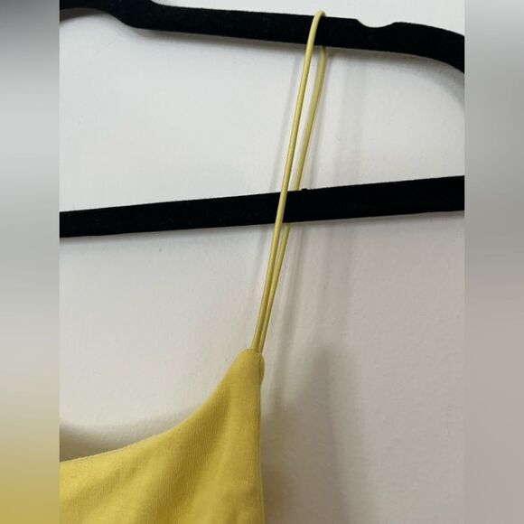 Zara yellow thin stripes bodysuit, great condition, square back size Small - Picture 5 of 7